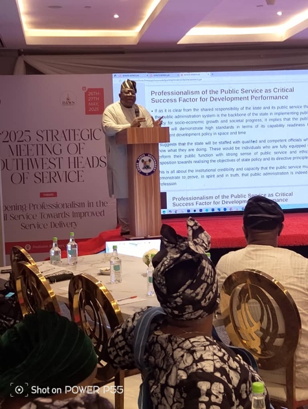 [PRESS RELEASE] Path To Birthing Future  Civil Service - Olaopa