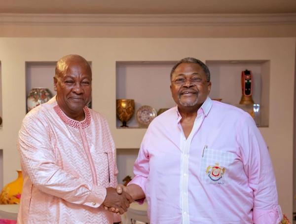 West Africa's Power Duo: Dr. Mike Adenuga Jr. Meets with President Mahama