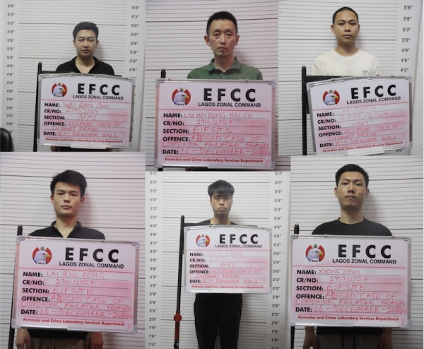Lagos court jails nine Chinese for cybercrimes