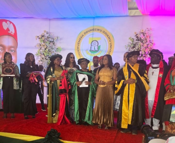 Mrs Soludo Awarded Honorary Doctorate Degree, As COOU Celebrates 25 Years Of Academic Excellence - Christian Aburime