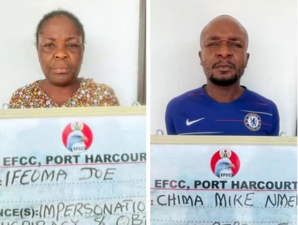 EFCC Arraigns Mother And Son For Defrauding US-Based Nigerian Woman Of N64.4 Million